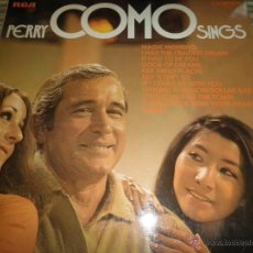 Discos de vinilo: PERRY COMO - PERRY COMO SINGS LP - ORIGINAL INGLES - RCA CAMDEN 1971 - STEREO -. Lote 53722273