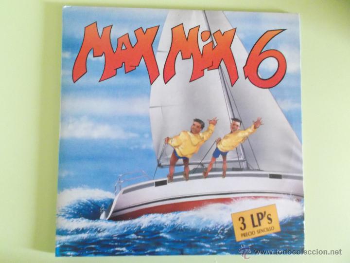 Discos de vinilo: MAX MIX 6 - 1988 3 LPS DOBLE PORTADA - Foto 1