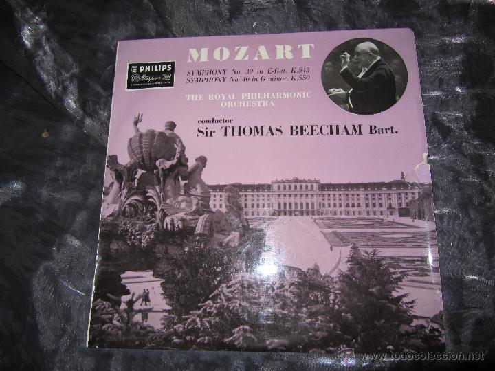 Discos de vinilo: Philips ABL 3094 Mozart Symphony 39 & 40 Sir Thomas Beecham - Foto 1