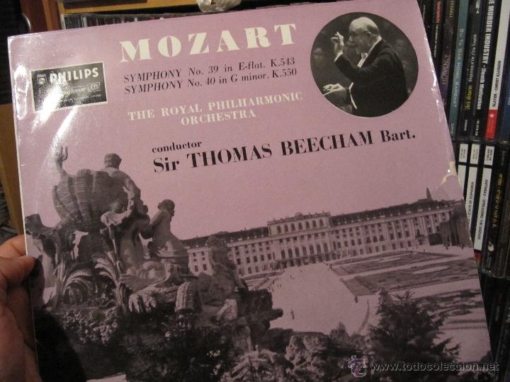 Discos de vinilo: Philips ABL 3094 Mozart Symphony 39 & 40 Sir Thomas Beecham - Foto 4