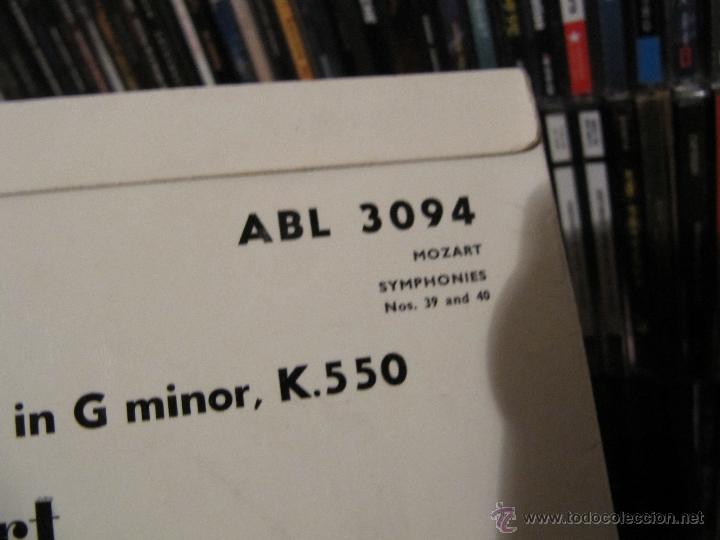 Discos de vinilo: Philips ABL 3094 Mozart Symphony 39 & 40 Sir Thomas Beecham - Foto 5