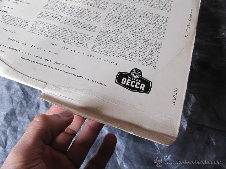 Discos de vinilo: HAENDEL el mesias LP DECCA - Foto 2