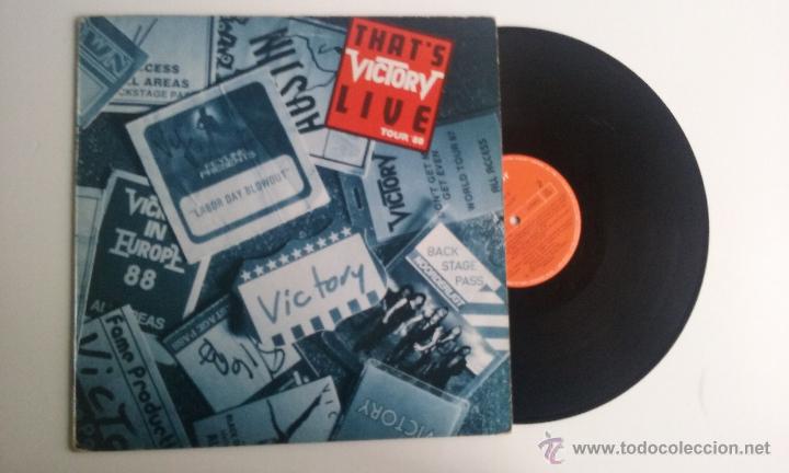 Discos de vinilo: VINILO/DISCO LP/ VICTORY-LIVE TOUR88. - Foto 1