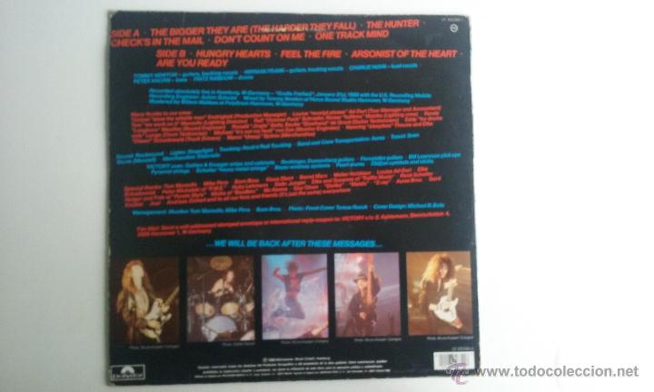 Discos de vinilo: VINILO/DISCO LP/ VICTORY-LIVE TOUR88. - Foto 2