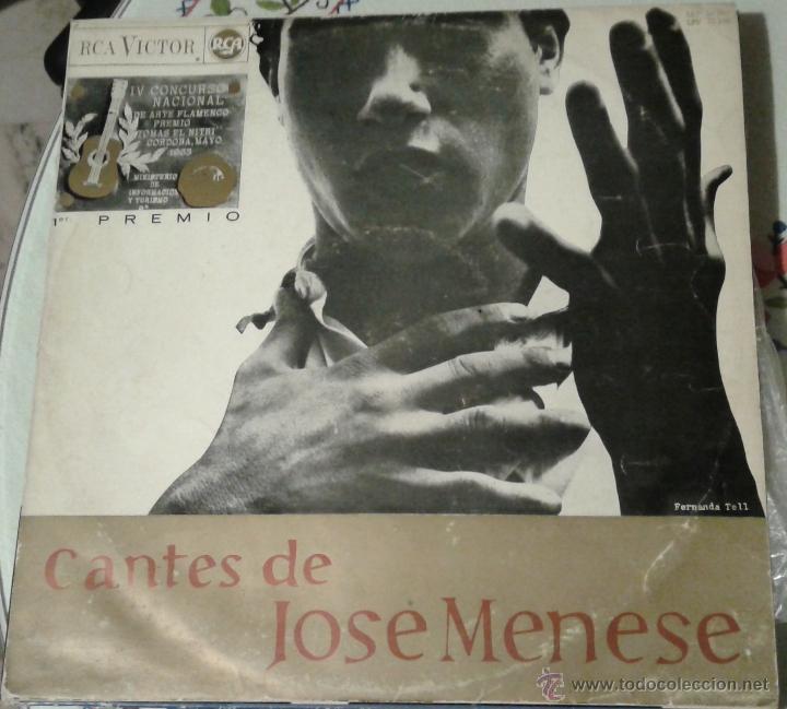 Discos de vinilo: Jos&eacute; Menese. Cantes de... - Foto 1