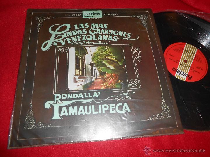 Disques de vinyle: RONDALLA TAMAULIPECA Las mas lindas canciones venezolanas LP 1970 Peerless VENEZUELA LATIN