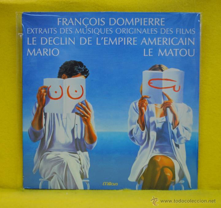 Discos de vinilo: FRANCOIS DOMPIERRE - LE DECLIN DE L&acute;EMPIRE AMERICAIN - BSO - LP - Foto 1