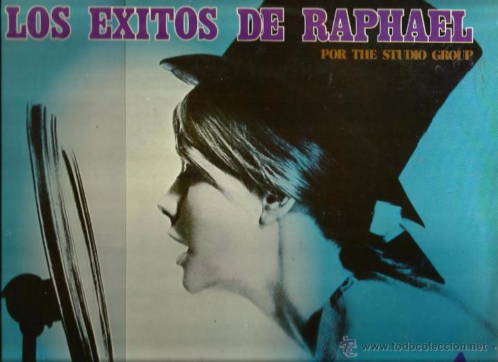 Discos de vinilo: LP THE STUDIO GROUP : LOS EXITOS DE RAPHAEL - Foto 1