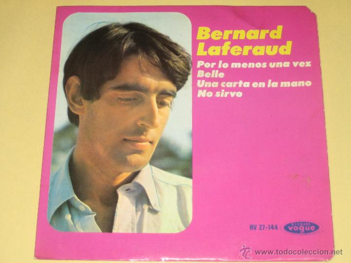 Discos de vinilo: BERNARD LAFERAUD - ED. ESPA&Ntilde;OLA 1965 - Foto 1