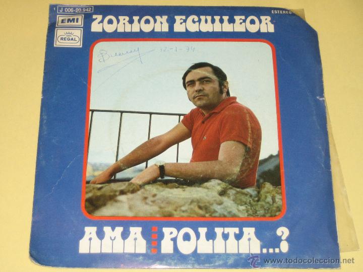 Discos de vinilo: ZORION EGUILEOR - 1972 - Foto 1