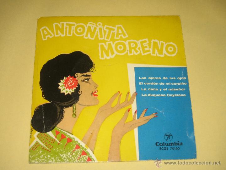 Discos de vinilo: ANTO&Ntilde;ITA MORENO - 1959 - CONSERVA EL TRIANGULO - Foto 1