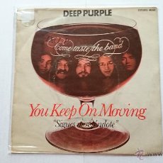Discos de vinilo: DEEP PURPLE - YOU KEEP ON MOVING (SIGUES MOVIENDOTE) / DEALER (TRATANTE) (1976)