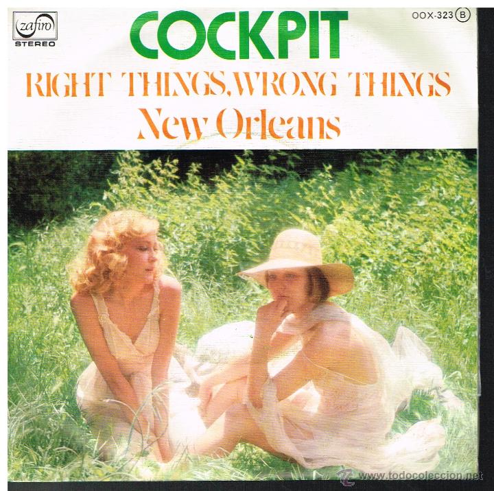 Discos de vinilo: Cockpit - Richt Things, Wrong Things / New Orleans - Single 1977 - Foto 1