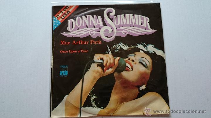Discos de vinilo: DONNA SUMMER - MAC ARTHUR PARK / ONCE UPON A TIME (1978) - Foto 1