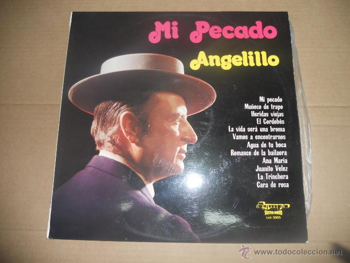 Discos de vinilo: ANGELILLO (LP) MI PECADO A&Ntilde;O 1974 - Foto 1