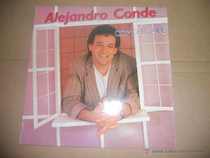 Discos de vinilo: ALEJANDRO CONDE (LP) COMO EL AIRE A&Ntilde;O 1989 - Foto 1