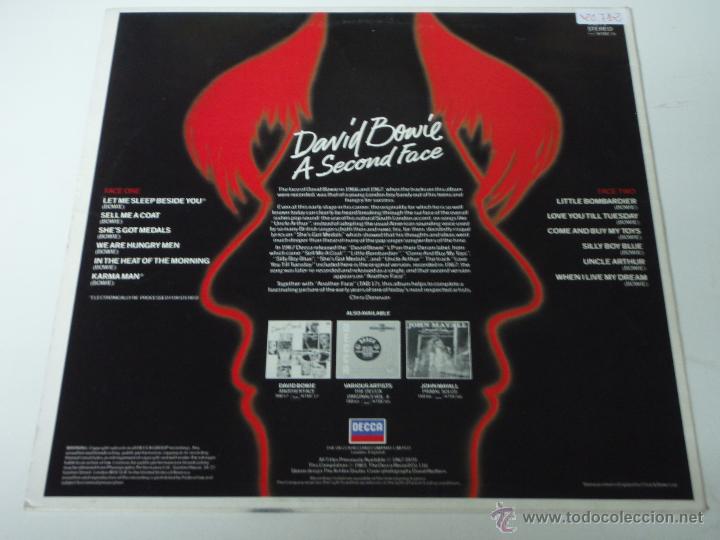 Discos de vinilo: David Bowie &ndash; A Second Face UK 1983 DECCA* - Foto 2