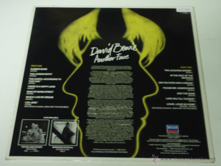 Discos de vinilo: DAVID BOWIE - A SECOND FACE UK 1983 LP33 DECCA - Foto 2