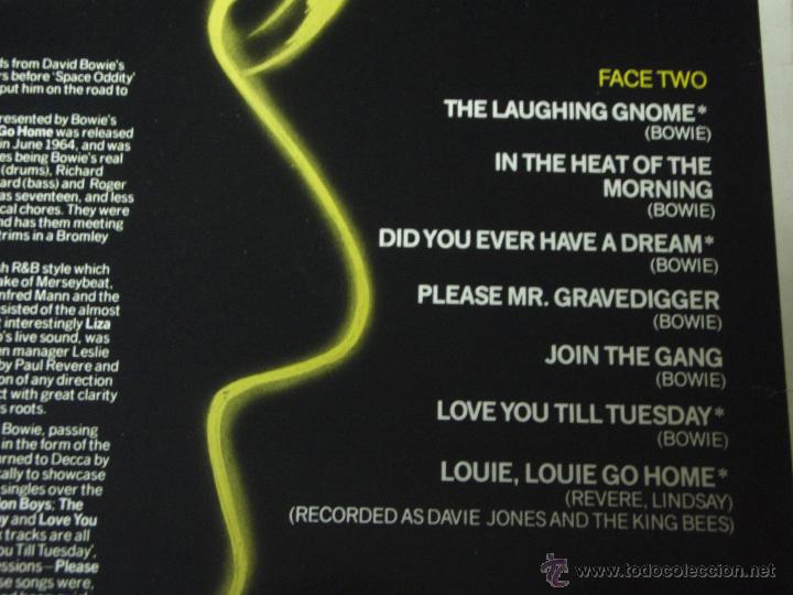 Discos de vinilo: DAVID BOWIE - A SECOND FACE UK 1983 LP33 DECCA - Foto 4
