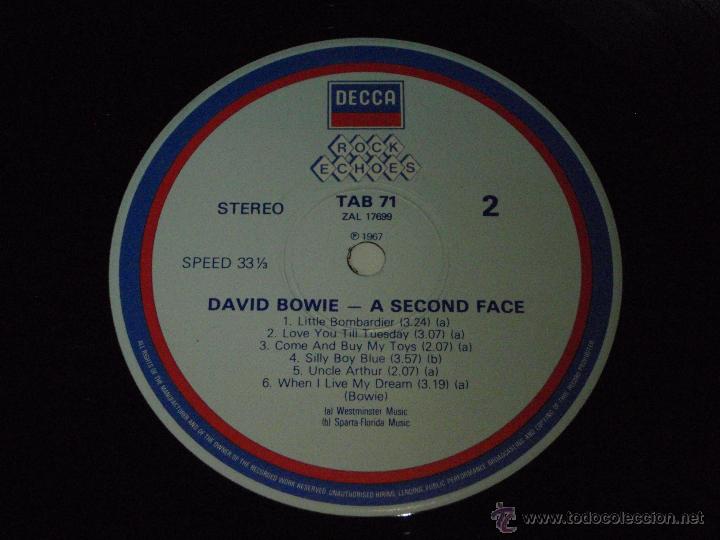 Discos de vinilo: DAVID BOWIE - A SECOND FACE UK 1983 LP33 DECCA - Foto 5