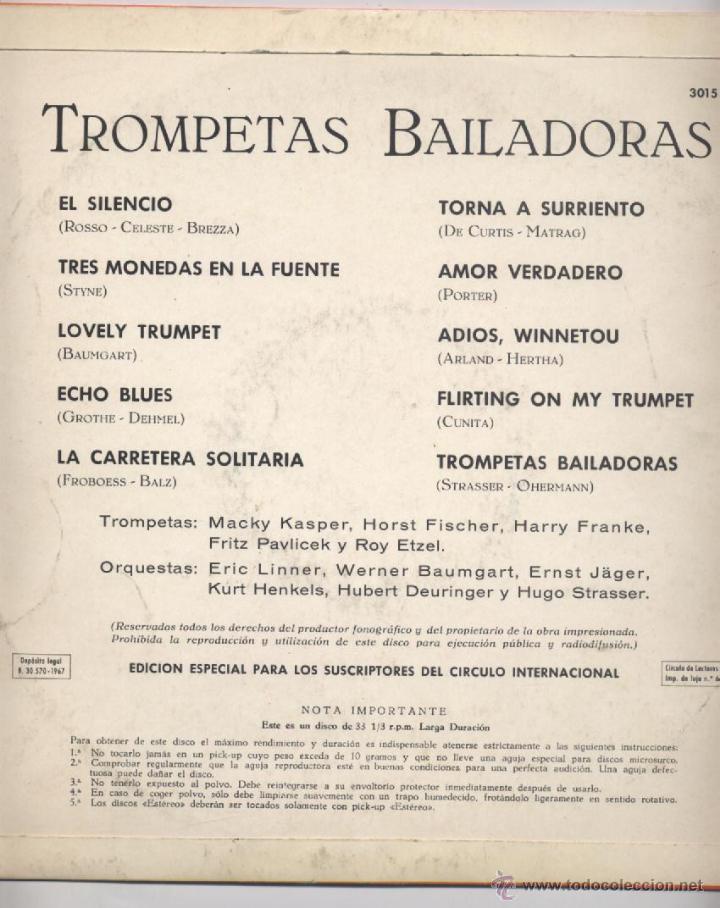 Discos de vinilo: TROMPETAS BAILADORAS - Foto 2