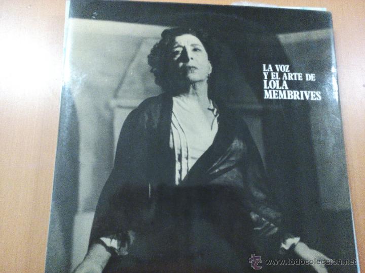 LOLA MEMBRIVES LA VOZ Y EL ARTE DE LP CARPETA DOBLE 1972 RCA (Música - Discos - LP Vinilo - Solistas Españoles de los 50 y 60)