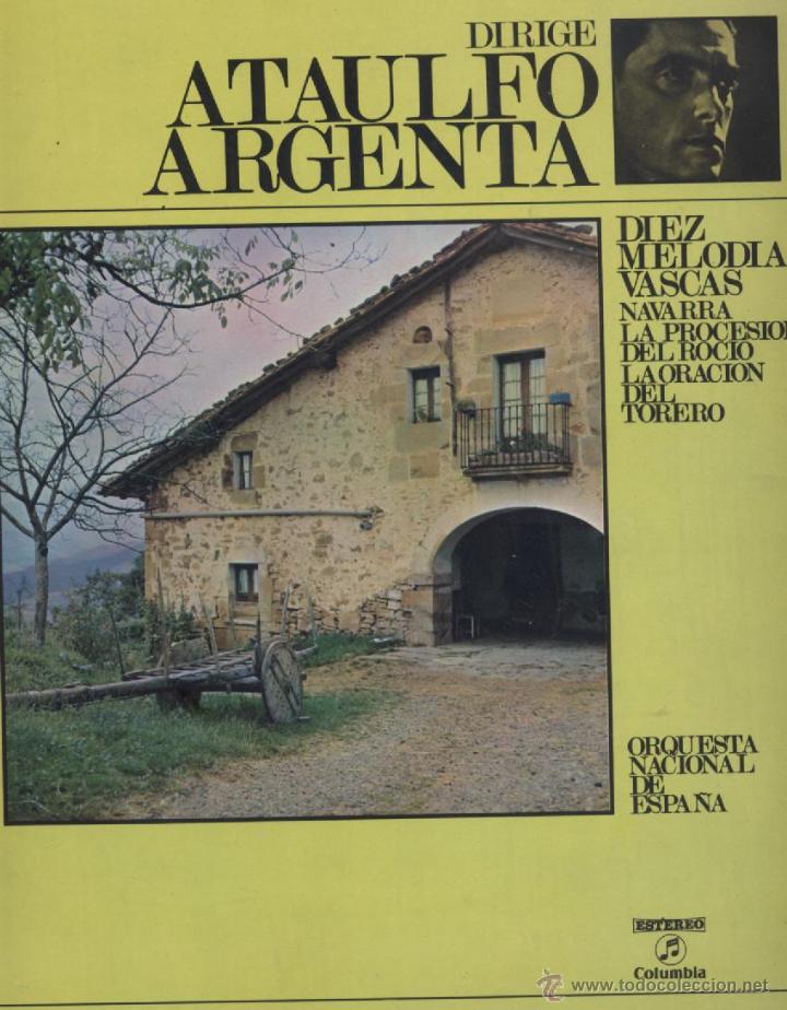 Discos de vinilo: DIEZ MELODIAS VASCAS-NAVARRA/LA PROCESION DEL ROCIO/LA ORACION DEL TORERO