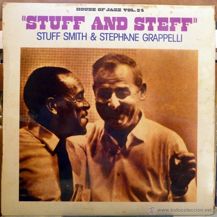 Discos de vinilo: St&eacute;phane Grappelli & Stuff Smith. Stuff & Steff. Movieplay, Esp. 1981 LP - Foto 1