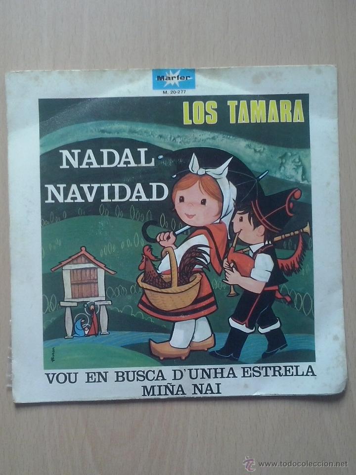 Discos de vinilo: los tamara- nadal navidad- single marfer 1972 - Foto 2
