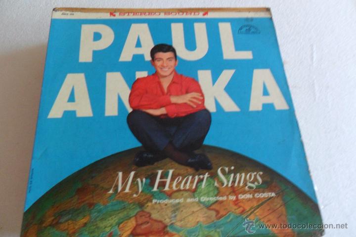 Discos de vinilo: PAUL ANKA  - MY HEART SINGS - Foto 1