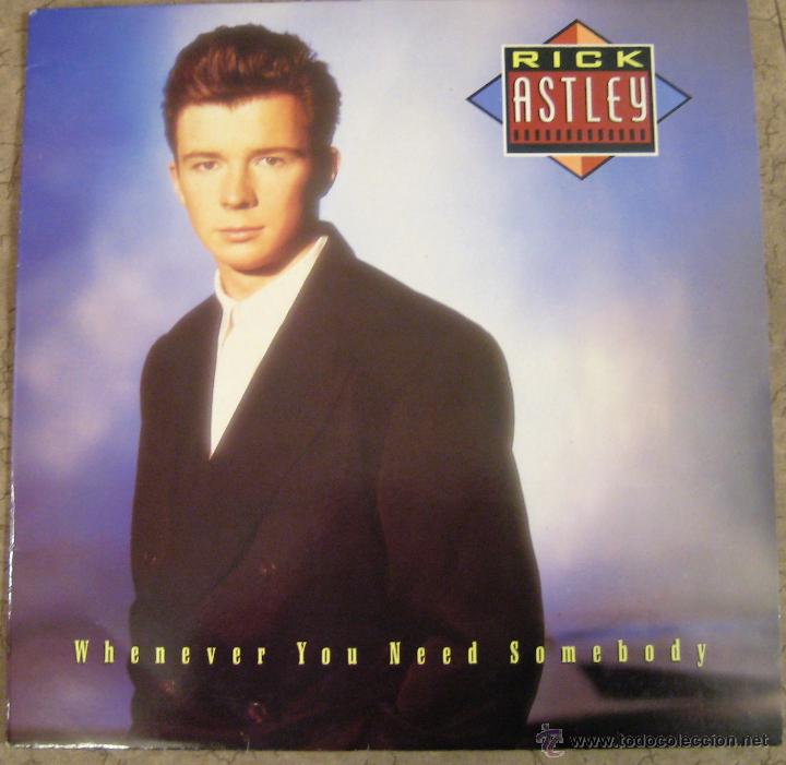 Discos de vinilo: RICK ASTLEY- Whenenever You Need Somebody- - Foto 1