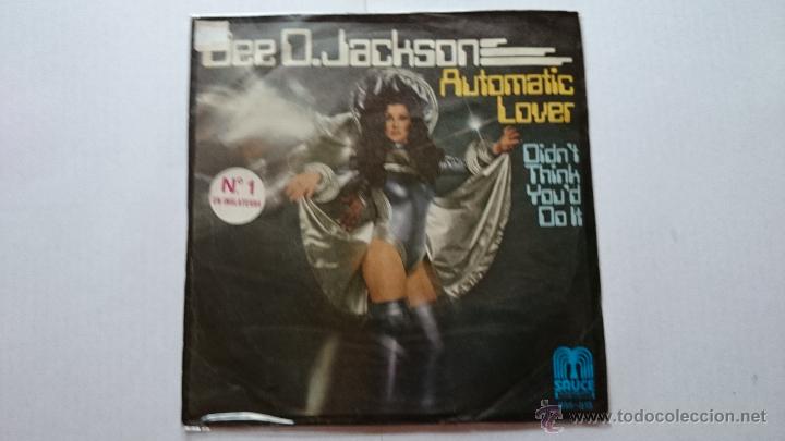 Discos de vinilo: DEE D. JACKSON - AUTOMATIC LOVER / DIDNT THINK YOUD DO IT (1978) - Foto 1