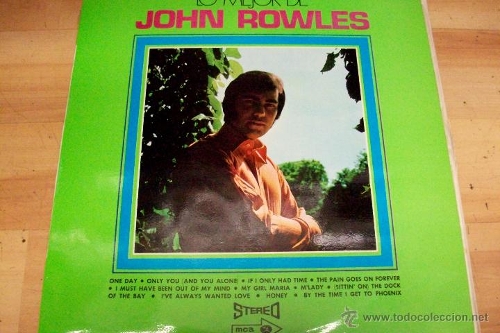 Discos de vinilo: LO MEJOR DE JOHN ROWLES-A&Ntilde;O 1972 - Foto 1