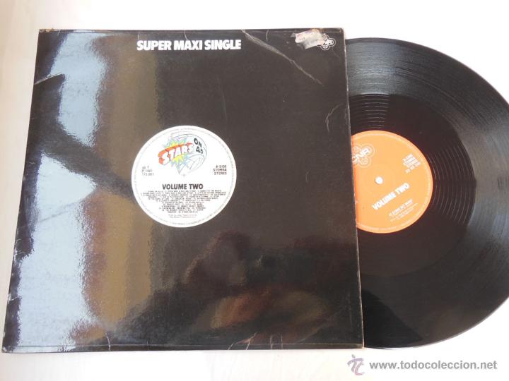 Discos de vinilo: VOLUME TWO : Stars On 45. Super Maxi Single 1981 - Foto 1