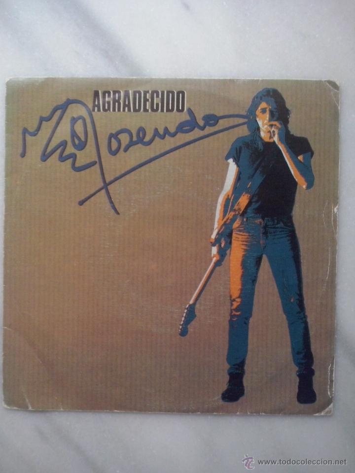Discos de vinil: rosendo- agradecido/ ...y dale- single rca 1985