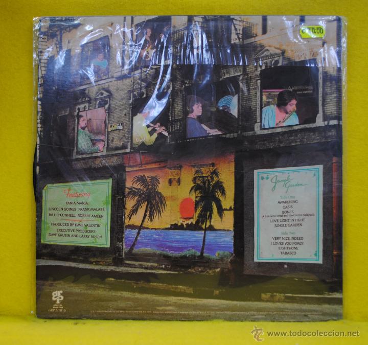 Discos de vinilo: DAVE VALENTIN - JUNGLE GARDEN - LP - Foto 2