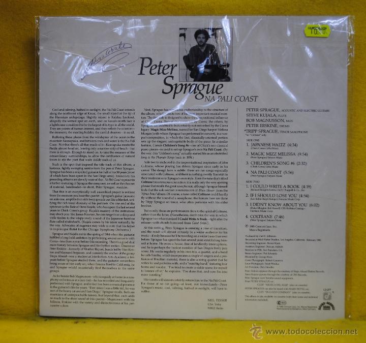 Discos de vinilo: PETER SPRAGUE - NA PALI COAST - LP - Foto 2