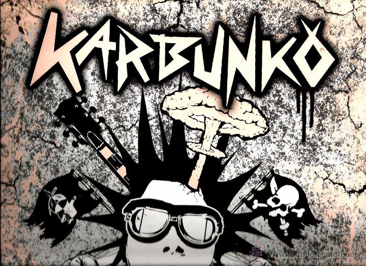 Discos de vinilo: LP KARBUNKO : ENSE&Ntilde;ANDO LOS DIENTES  (punk rock brutal ) - Foto 1