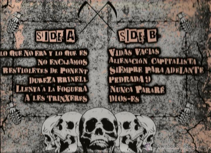 Discos de vinilo: LP KARBUNKO : ENSE&Ntilde;ANDO LOS DIENTES  (punk rock brutal ) - Foto 3