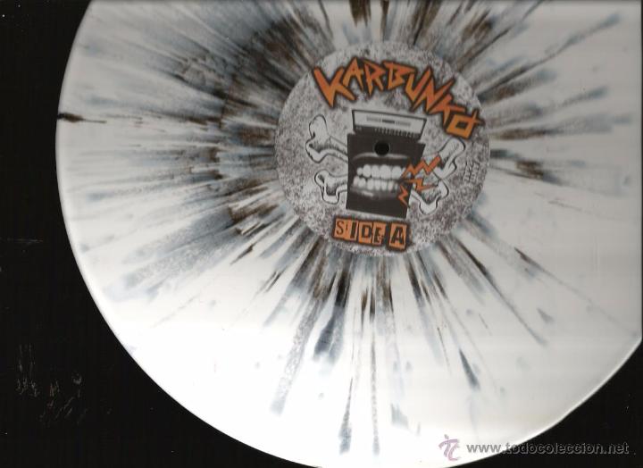 Discos de vinilo: LP KARBUNKO : ENSE&Ntilde;ANDO LOS DIENTES  (punk rock brutal ) - Foto 4