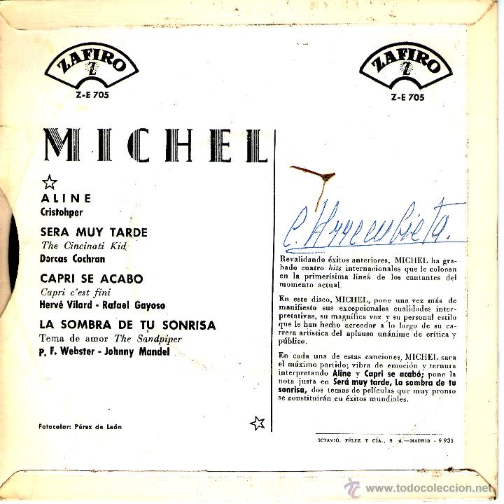 Discos de vinilo: MICHEL ALINE - Foto 2