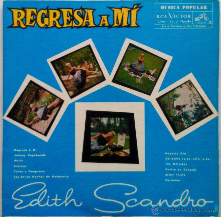 Vinyl records: EDITH SANDRO, REGRESA A M&Iacute;. LP DE VINILO ORIGINAL VENEZUELA