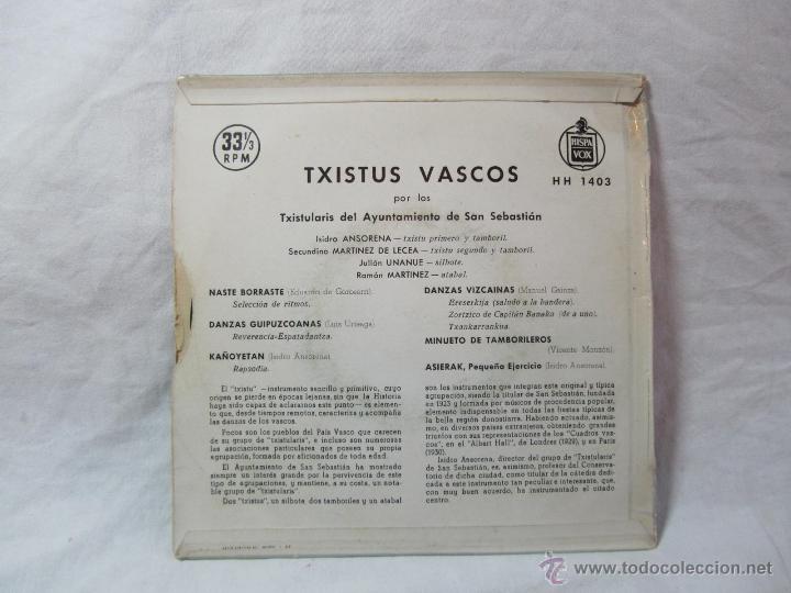 Discos de vinilo: 9 singles vinilo m&uacute;sica tradicional vasca - Foto 19