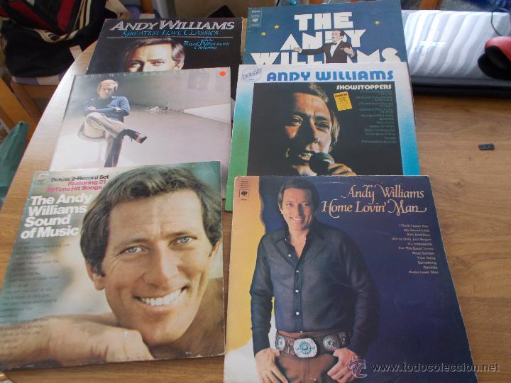 Discos de vinilo: LOTE DE 6 LPS ANDY WILLIAMS - Foto 1