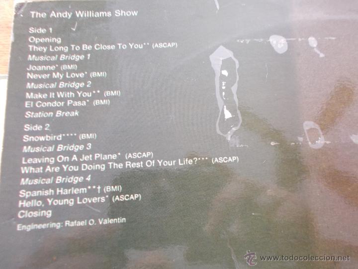 Discos de vinilo: LOTE DE 6 LPS ANDY WILLIAMS - Foto 10