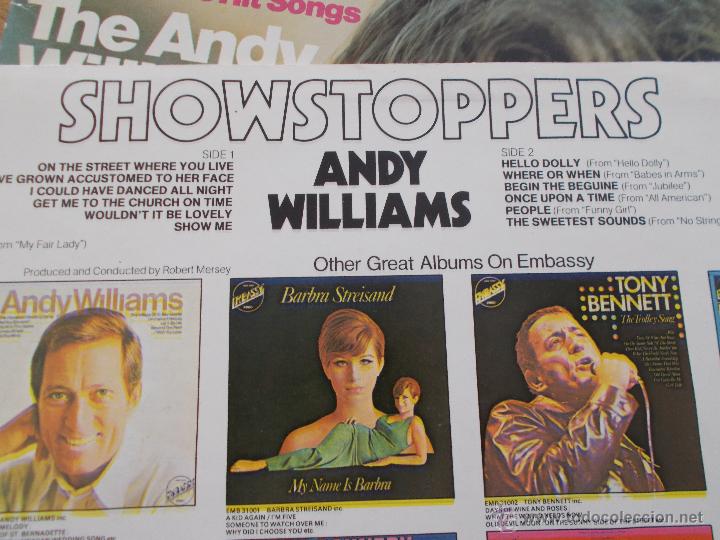 Discos de vinilo: LOTE DE 6 LPS ANDY WILLIAMS - Foto 12
