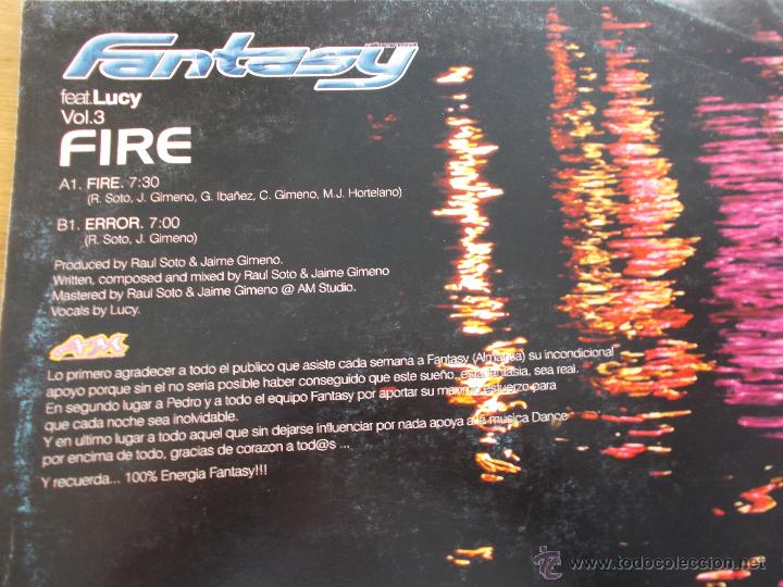 Discos de vinilo: FIRE VOL.3 FANTASY FEAT. LUCY VOL 3 - Foto 3