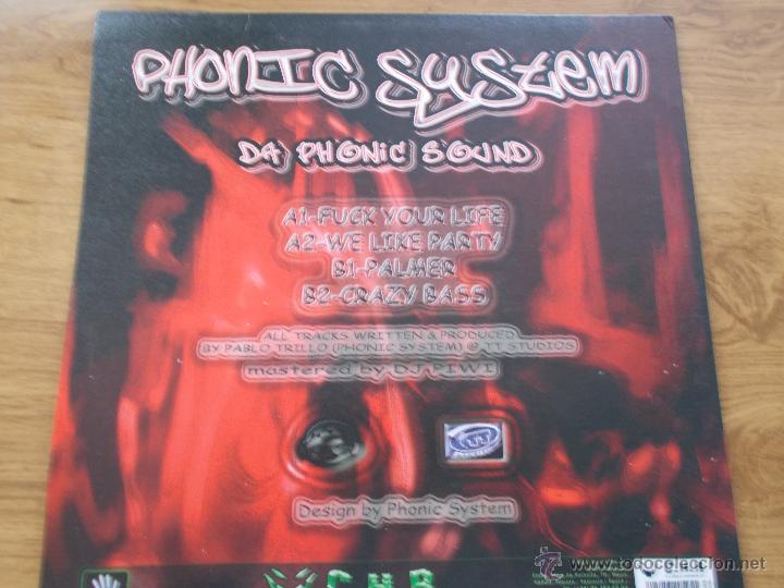 Discos de vinilo: PHONIC SYSTEM. DA PHONIC SOUND. CONTRASE&Ntilde;A RECORDS - Foto 3