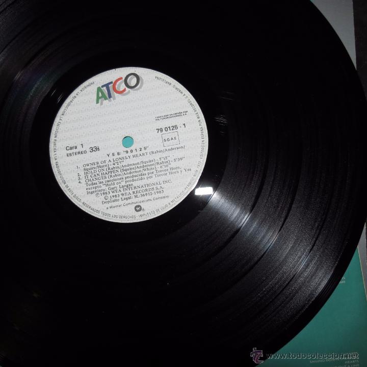 Discos de vinilo: yes - 90125 - Foto 3