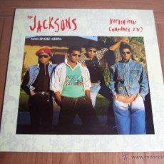 Discos de vinilo: MAXI SINGLE THE JACKSONS - NOTHIN (THAT COMPARES 2 U) - EPIC-1989. Lote 54008199